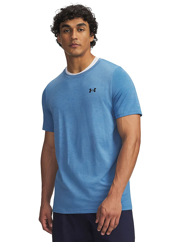 UNDER ARMOUR Herren Fitnessshirt UA Vanish Seamless blau | XXL — Bild 3